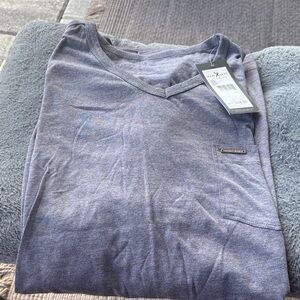 Marc Ecko Heather Gray V-Neck Tee